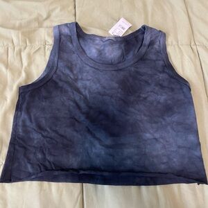 John Galt tie dye crop tank new with tags